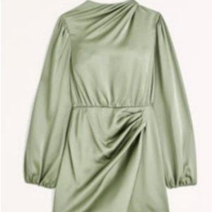 Abercrombie & Fitch Sage Green Mini Dress